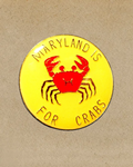 Maryland Is For Crabs Enamel Pin