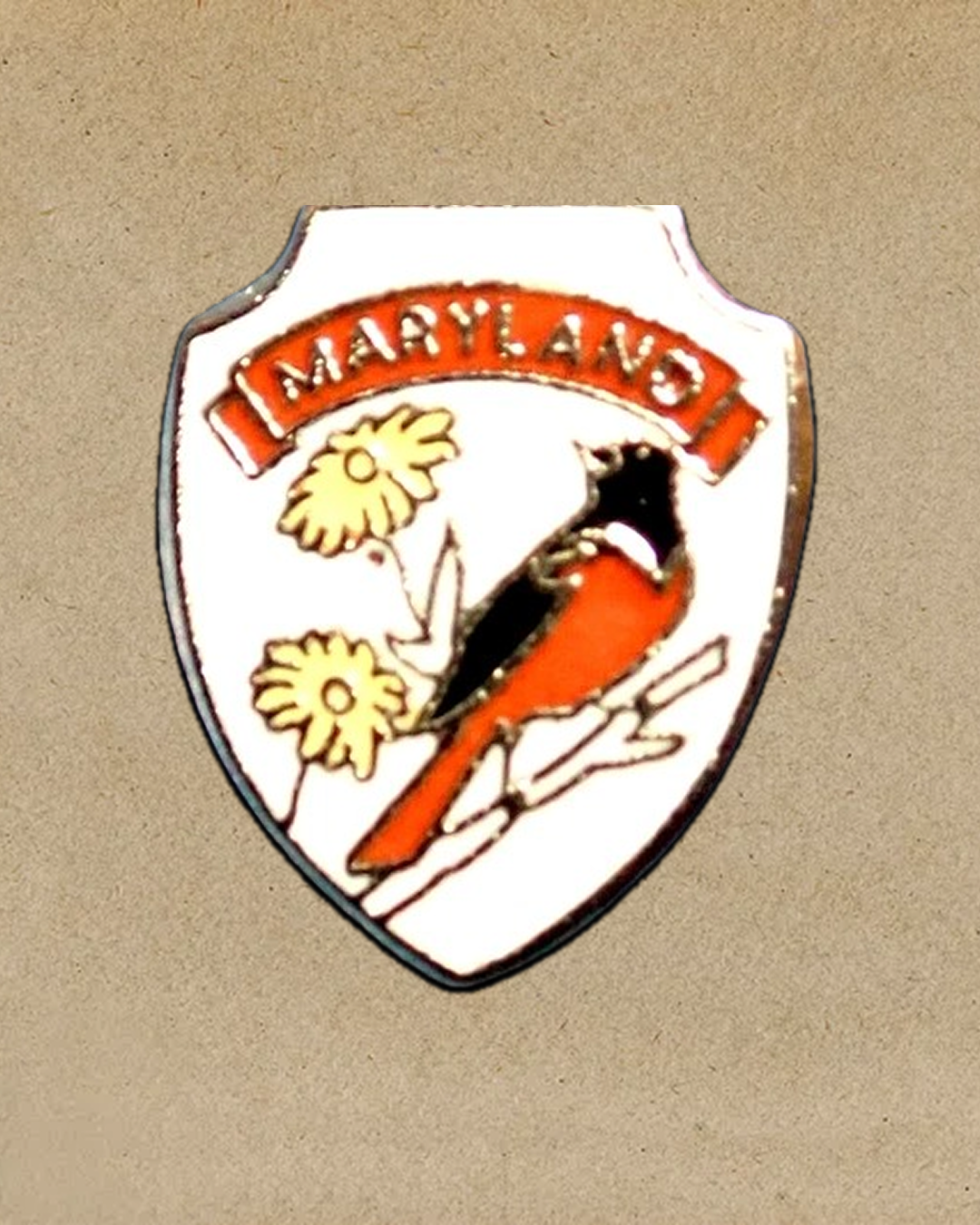 Maryland State Souvenir Shield Pin