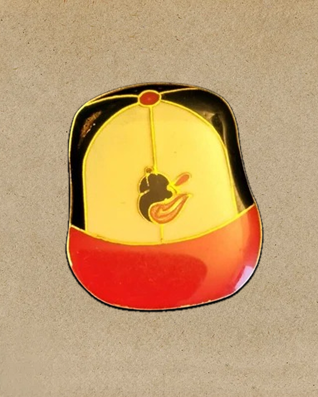 Vintage Baltimore Orioles Baseball Cap Pin