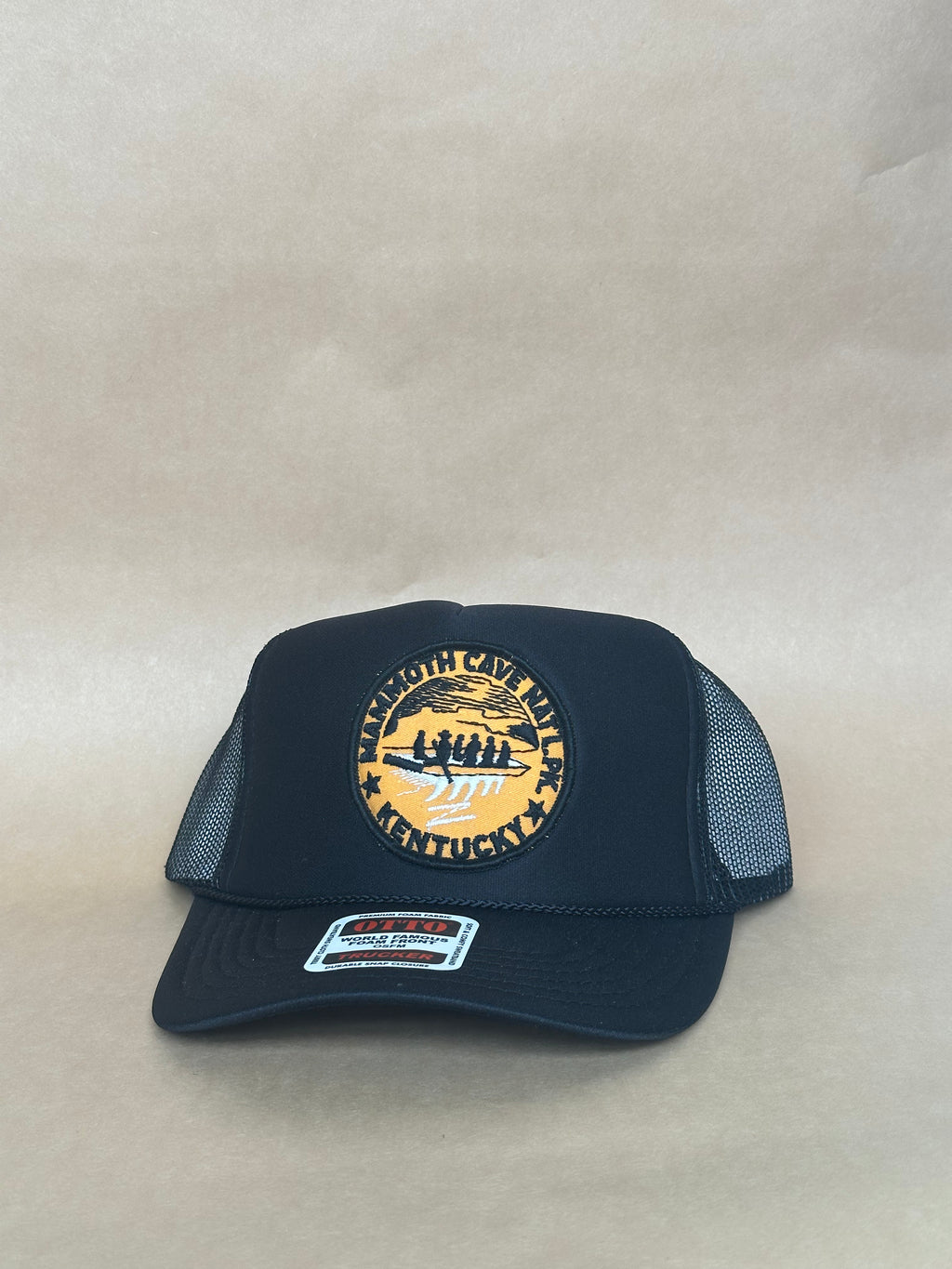 Mammoth Cave Black Trucker Hat