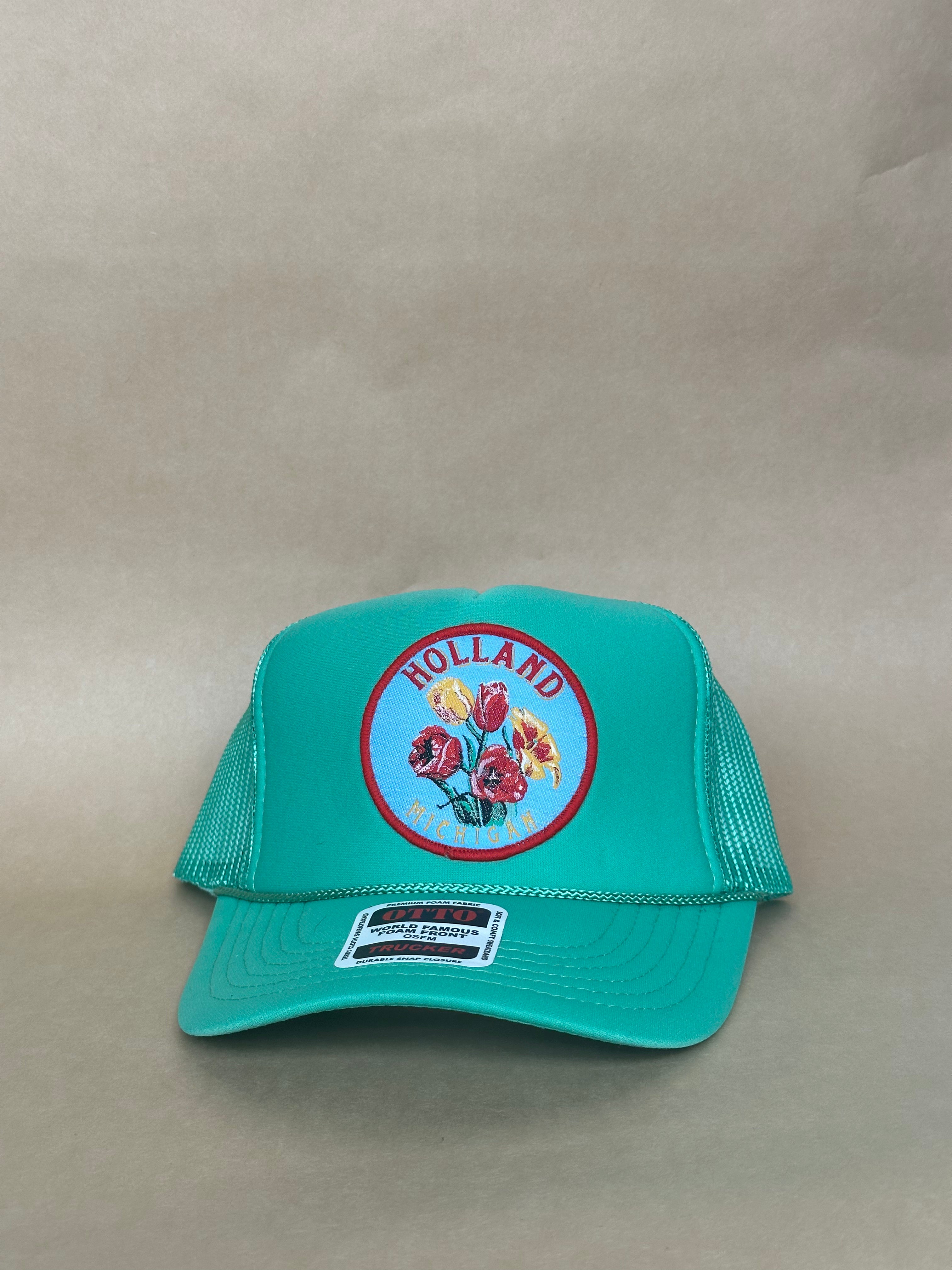 Holland Michigan Seafoam Trucker Hat