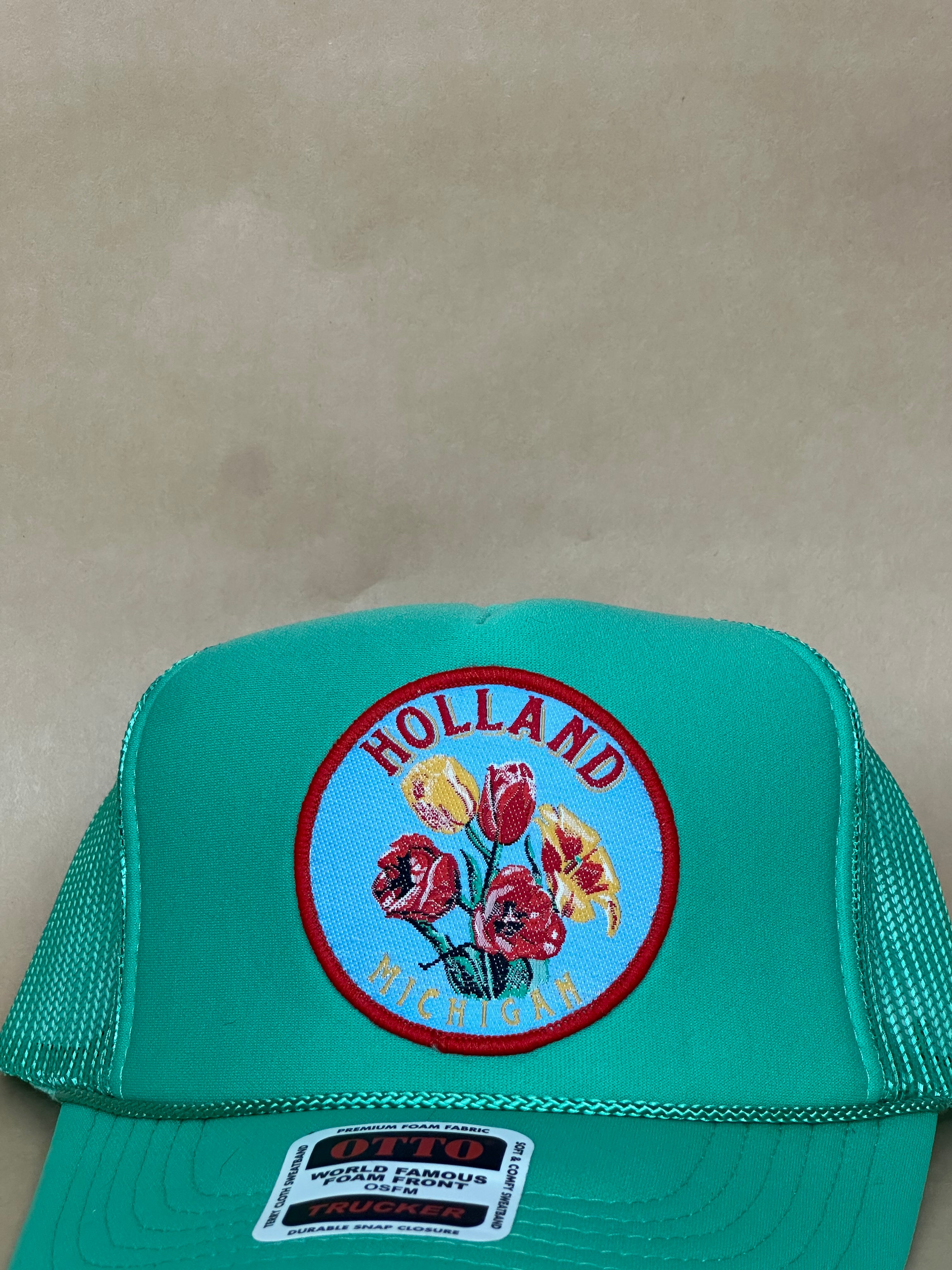 Holland Michigan Seafoam Trucker Hat