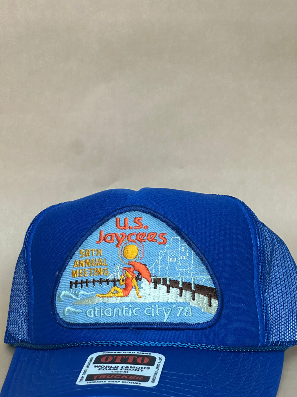 U.S. Jaycees Blue Trucker Hat