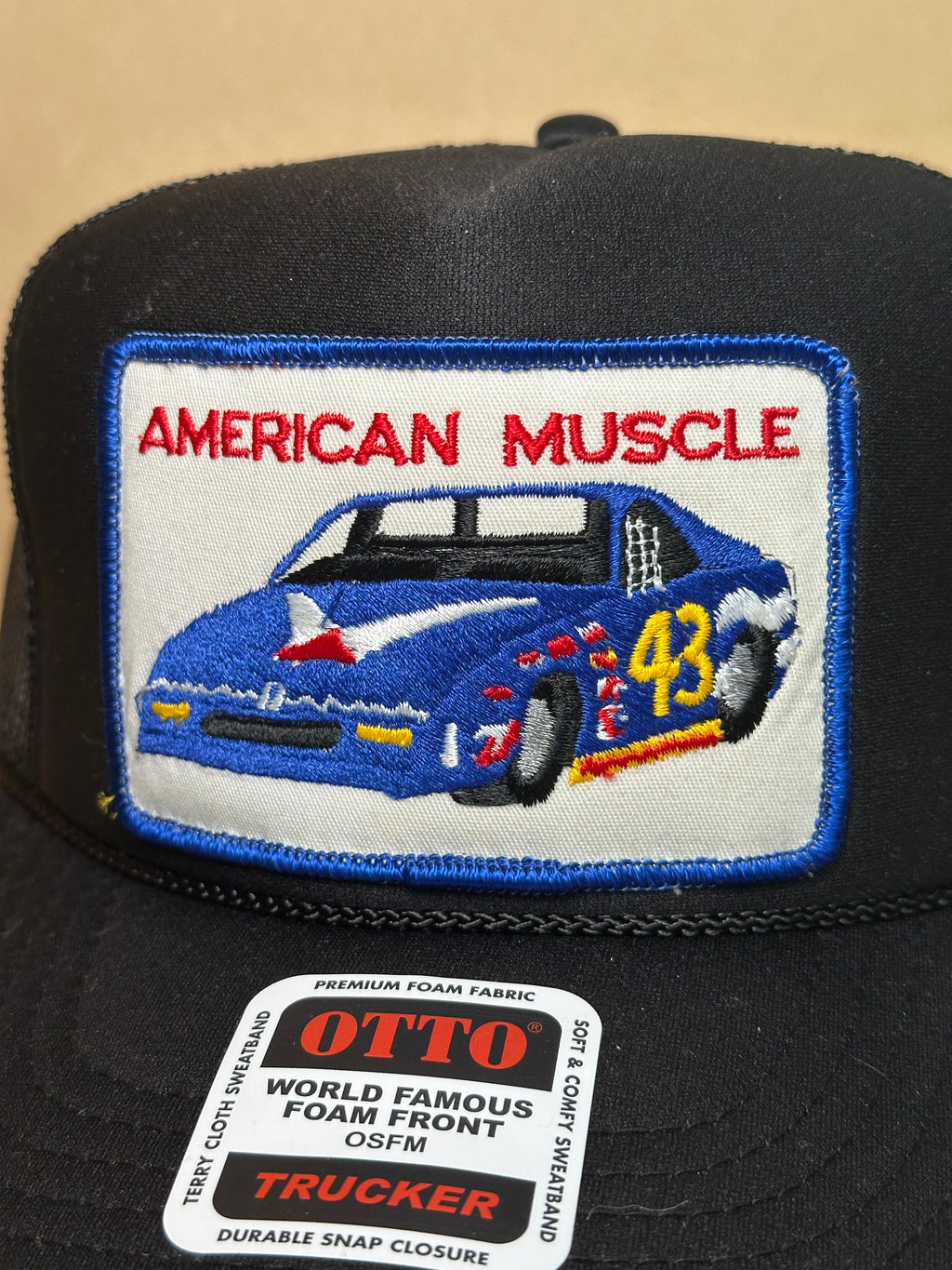 American Muscle Black Trucker