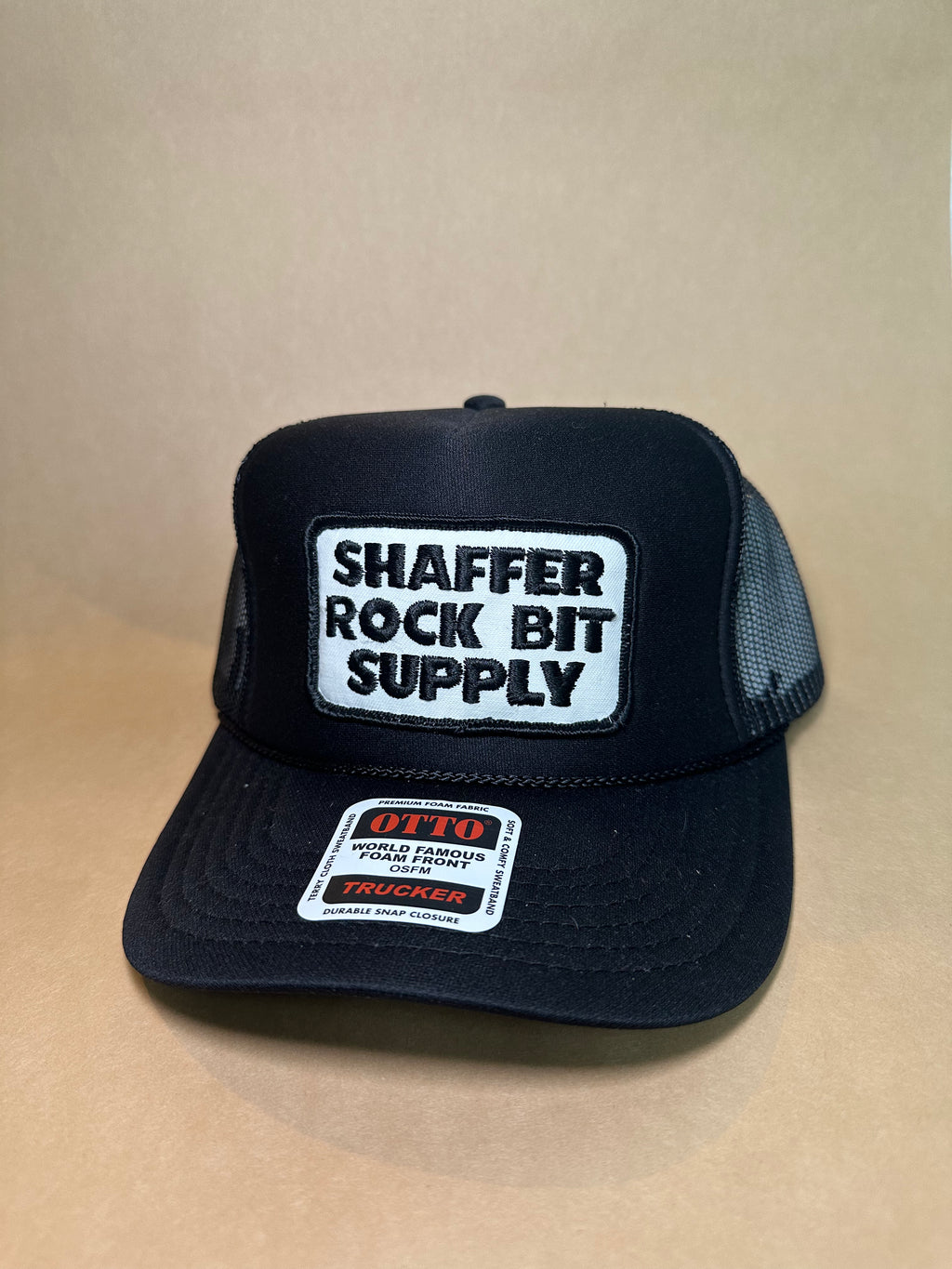 Shaffer Rock Bit Supply Black Trucker