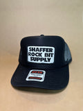 Shaffer Rock Bit Supply Black Trucker