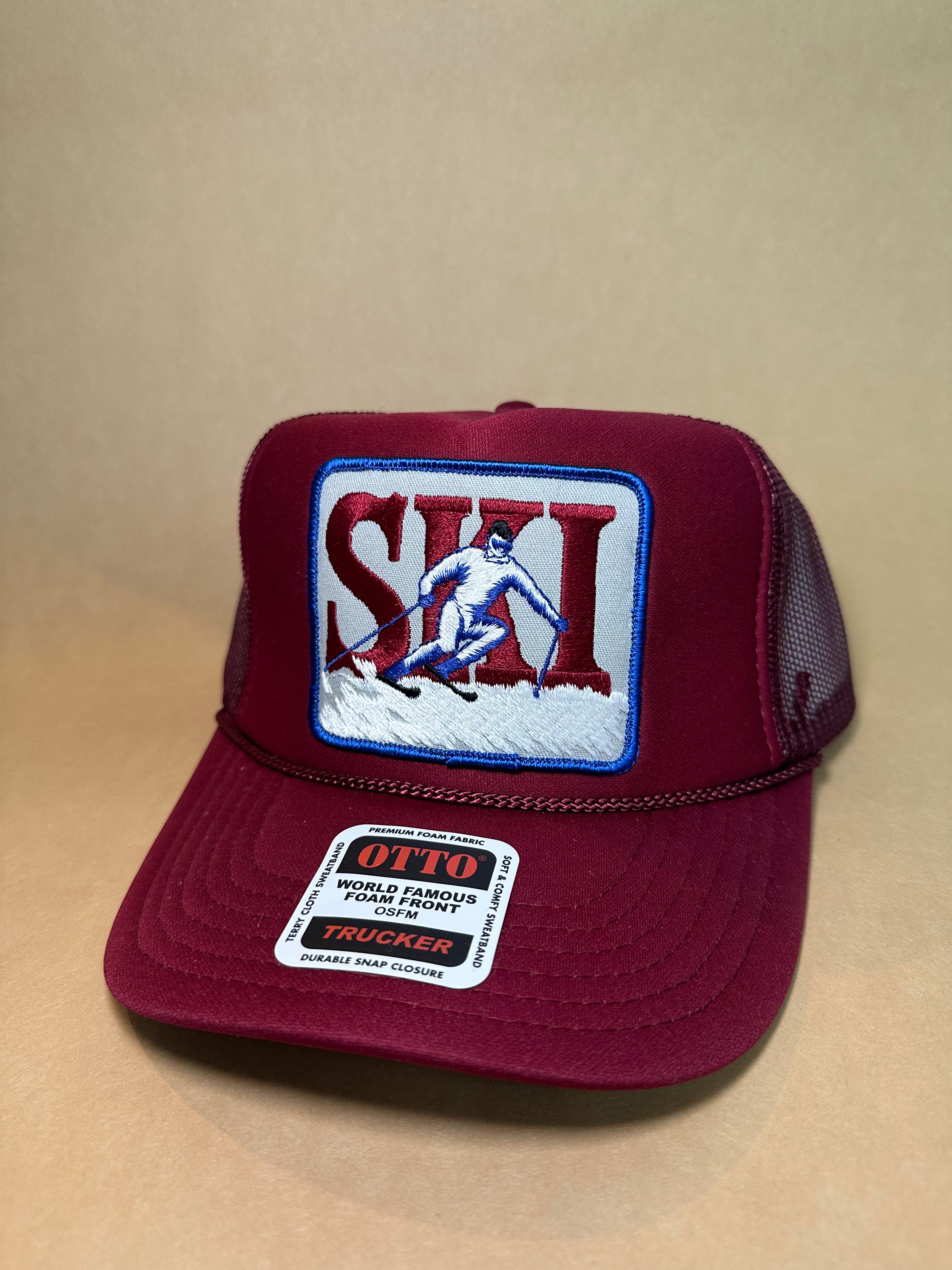 Ski Burgundy Trucker