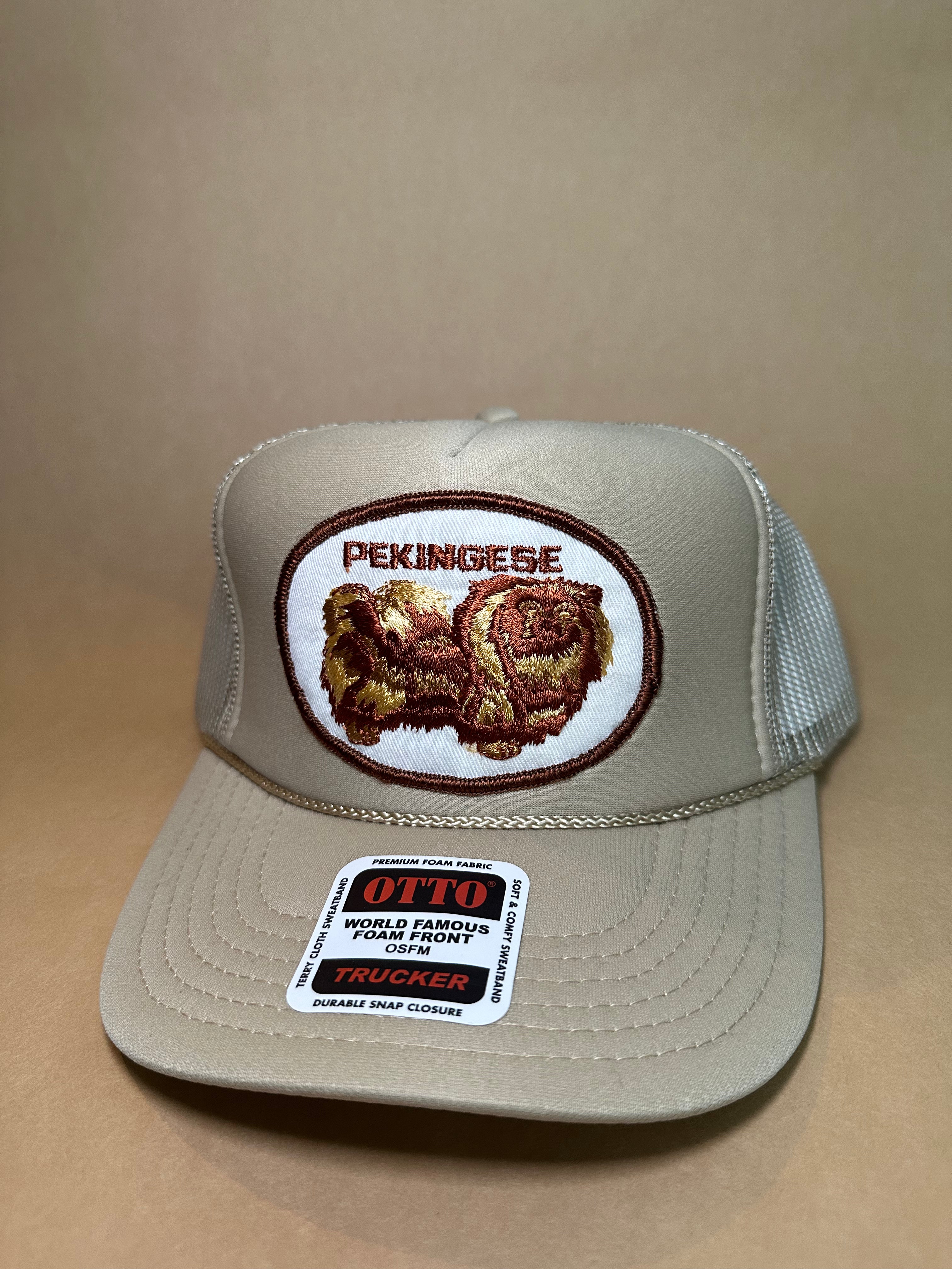 Pekingese Dog Tan Trucker