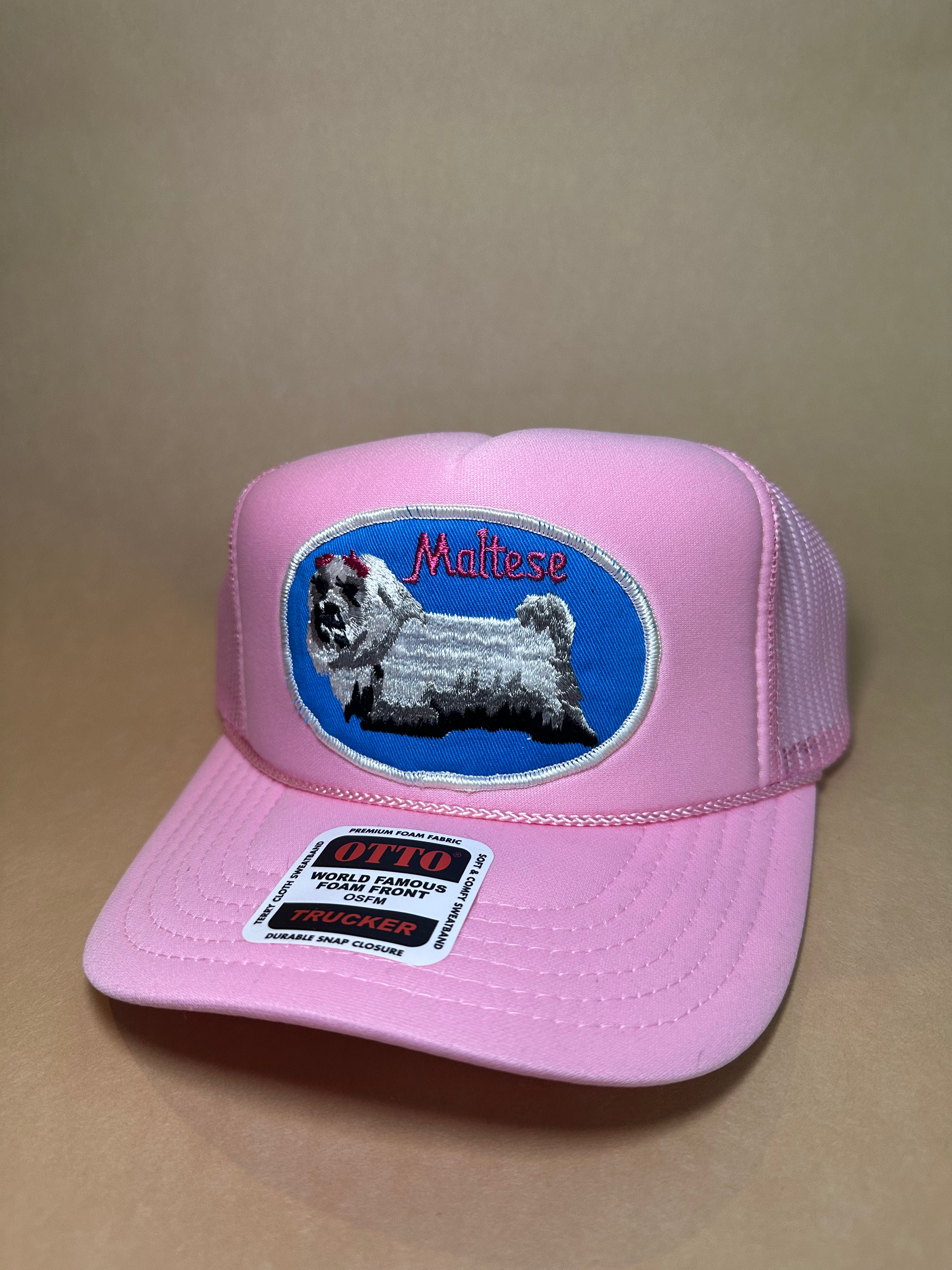 Maltese Pink Trucker