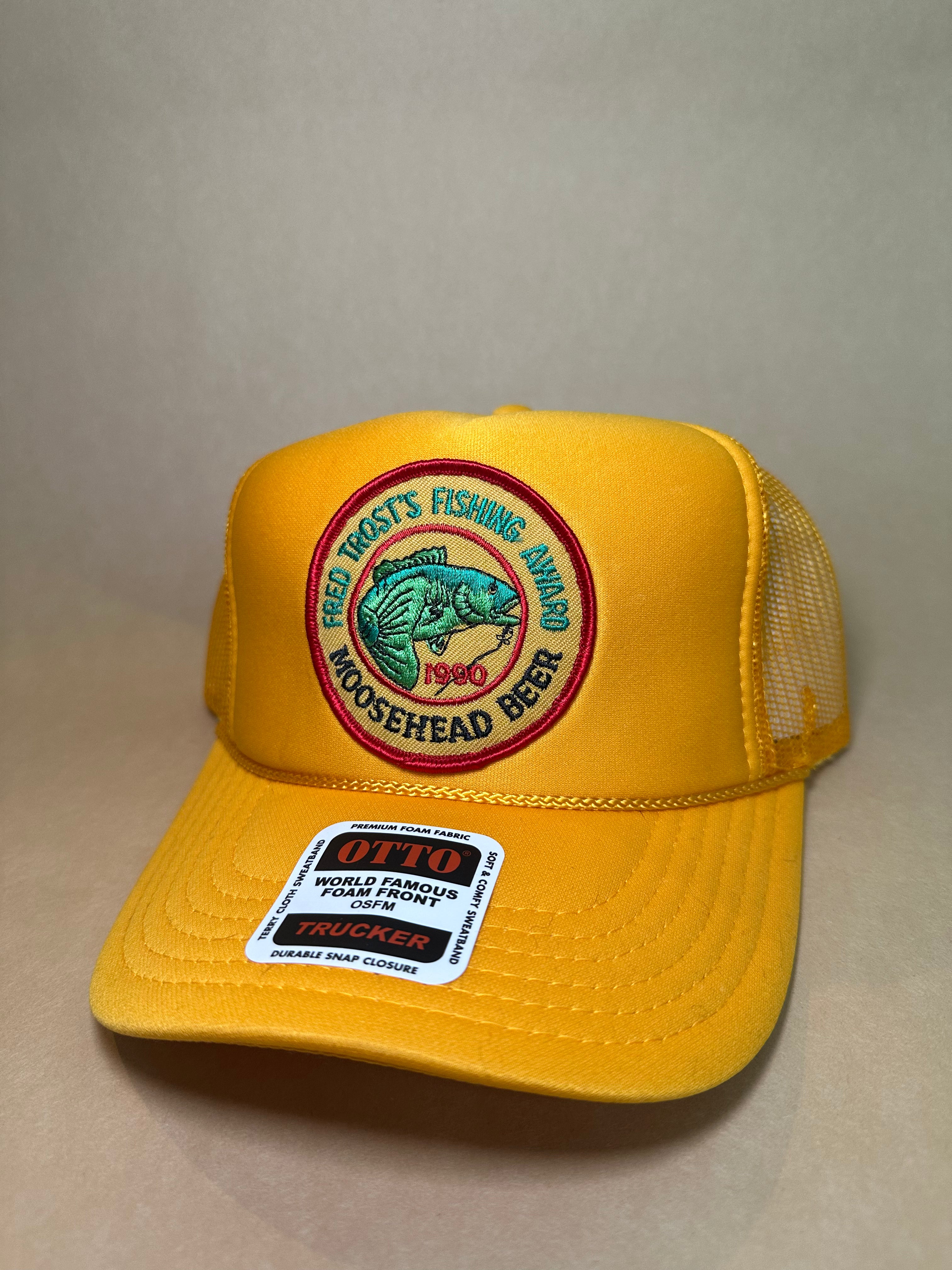 1990 Fred Trost Fishing Award Yellow Trucker